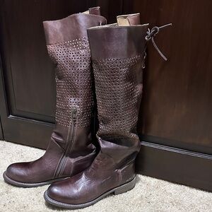Bed Stu Cambridge Brown Heeled Boots